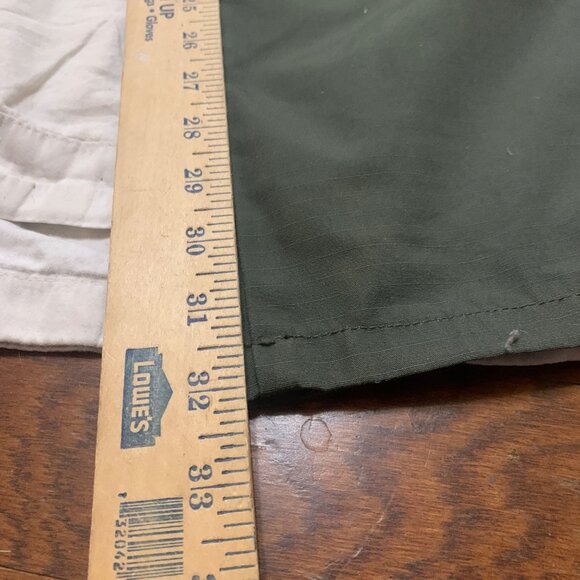 5.11 Tactical Men's Green Ripstop Cargo Pants Sz 32x32 Durable Outdoor Work Wear - Picture 8 of 11